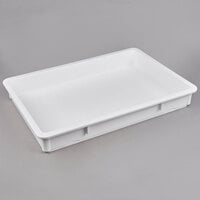 Cambro DB18263P148 18" x 26" x 3" White Polypropylene Pizza Dough Proofing Box