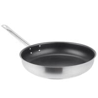 Vollrath N3414 Centurion 14" Stainless Steel Non-Stick Fry Pan with Aluminum-Clad Bottom
