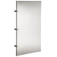 Lavex 24" x 42" Stainless Steel Urinal Partition