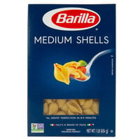 Barilla 1 lb. Medium Shells Pasta - 12/Case