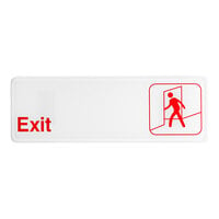 Thunder Group Exit Sign - Red and White