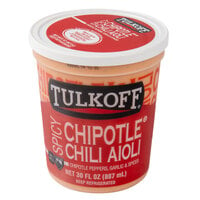 Tulkoff 30 oz. Spicy Chipotle Chili Aioli - 6/Case