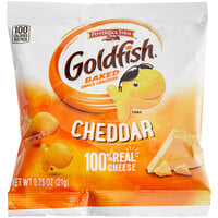 Pepperidge Farm Original Cheddar Goldfish Crackers 0.75 oz. Bag - 300/Case