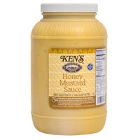 Ken's Foods 1 Gallon Honey Mustard Sauce - 4/Case