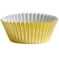 Ateco 1 15/16" x 1 1/4" Gold Baking Cups - 200/Box