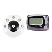 LRS Pronto Six Button Push-For-Service System with 1 Push-Button Transmitter and 1 Staff Messaging Pager