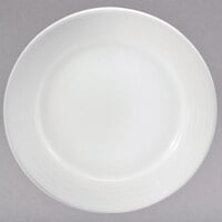Oneida Botticelli by 1880 Hospitality R4570000167 12 1/2" Round Bright White Porcelain Plate - 12/Case