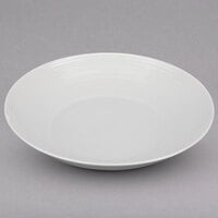 Oneida Botticelli by 1880 Hospitality R4570000154 11 inch Round Bright White Porcelain Deep Plate - 12/Case