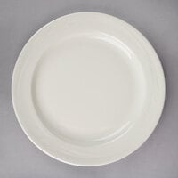 Oneida Espree by 1880 Hospitality F1040000157 11 1/4" Cream White China Plate - 12/Case