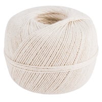 Choice 100% Cotton 4-Ply Butcher Sausage Small Twine Ball - 30/Case