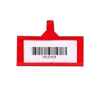 Metro QB03LHRD qwikSIGHT 3" x 1 1/4" Red Label Holder - 50/Pack