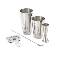 Barfly M37101 Basic 5-Piece Stainless Steel Cocktail Kit