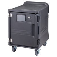 Cambro PCULH615 Pro Cart Ultra® Charcoal Gray Low Profile Electric Hot Holding Cabinet in Fahrenheit - 110V