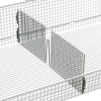 Metro QB18D qwikSIGHT Front to Back Wire Basket Divider - 18" x 6"