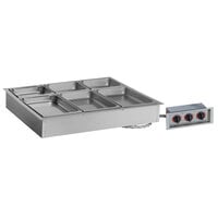 Alto-Shaam 300-HWI/D643 4/3 Size 3 Pan Drop-In Hot Food Well for 6" Deep Pans - 120V, 2400W