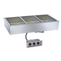 Alto-Shaam 300-HWI/D6 3 Pan Drop-In Hot Food Well for 6" Deep Pans - 208-240V