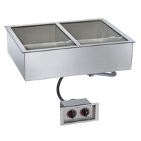 Alto-Shaam 200-HW/D643 4/3 Size 2 Pan Drop-In Hot Food Well for 6" Deep Pans - 120V