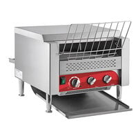 Avantco T3600B Commercial 14 1/2 inch Wide Conveyor Toaster with 3 inch Opening - 208V, 3600W, 1200 Slices per Hour