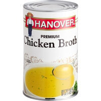 Hanover Premium Chicken Broth 49 oz. Can - 12/Case