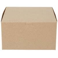 10" x 10" x 5" Kraft Cake / Bakery Box - 10/Pack