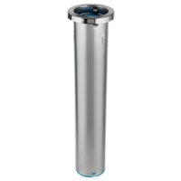 San Jamar C6400C Stainless Steel In-Counter 12 - 24 oz. Cup Dispenser - 23 1/2" Long