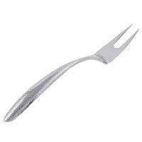 Bon Chef 9455HF 14" Hammered Stainless Steel Serving Fork with Hollow Cool Handle