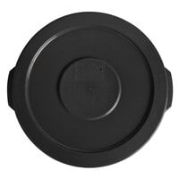 Lavex 10 Gallon Black Round Commercial Trash Can Lid