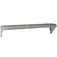 Advance Tabco AWS-KD 11 1/8" Wide Wall Shelf - Aluminum