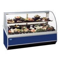 Federal Industries SN-8CD 96" Series '90 Double-Curved Glass Refrigerated Deli Case