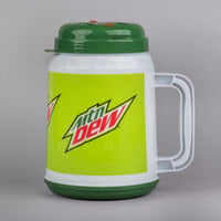 64 oz. Mountain Dew™ Tanker with Spout, Straw, and Lid - 12/Case