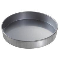 Chicago Metallic 49155 9" x 1 1/2" Glazed Aluminized Steel Round Cake Pan