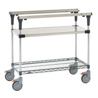 Metro MS1830-FSNK PrepMate MultiStation with Stainless Steel and MetroSeal 3 Wire Shelving - 32" x 19 3/8" x 39 1/8"