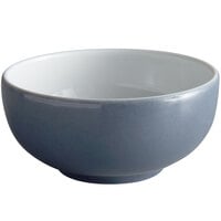 Schonwald 9335706-63081 Shabby Chic 2.375 oz. Structure Grey Round Porcelain Dip Dish - 24/Case