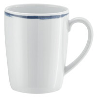 Schonwald 9015630-63075 Shabby Chic 10 oz. Dark Blue Porcelain Mug with Handle - 6/Case