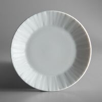 Schonwald 9360066 Character 6 3/8" White Round Porcelain Plate - 12/Case