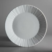 Schonwald 9360076 Character 10 1/4" White Round Porcelain Plate - 6/Case