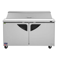 Turbo Air TST-60SD-N 60" Super Deluxe 2 Door Refrigerated Sandwich Prep Table