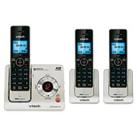 Vtech LS6425-3 Black / Silver Cordless Answering System with 2 Additional Handsets