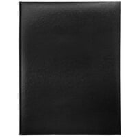 H. Risch, Inc. OM-3V Oakmont 5 1/2" x 8 1/2" Customizable 3-Panel Menu Cover with Album Style Corners