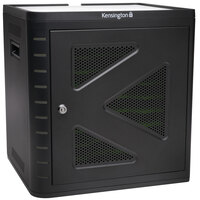 Kensington K67862AM 20 1/16" x 18 1/2" x 21 7/8" Black Universal Tablet Charge / Sync Cabinet