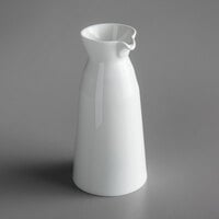 Schonwald 9124615 Allure 5.4 oz. Bone White Porcelain Gourmet Cruet - 6/Case