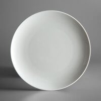 Schonwald 9121221 Allure 8 1/4" Bone White Porcelain Coupe Plate - 6/Case