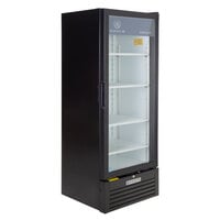 Beverage-Air MT12-1B 25" Marketeer Series Black Refrigerated Glass Door Merchandiser with LED Lighting