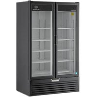 Beverage-Air MT49-1B 47" Marketeer Series Black Refrigerated Glass Door Merchandiser with LED Lighting