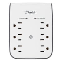 Belkin BSV602TT SurgePlus White 6 Outlet Surge Protector with 2 USB Ports, 900 Joules