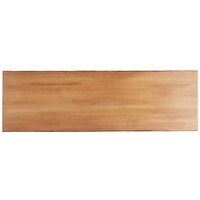 Lancaster Table & Seating Industrial 30" x 96" Solid Wood Live Edge Table Top with Antique Natural Finish