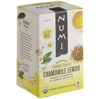 Numi Organic Chamomile Lemon Herbal Tea Bags - 18/Box