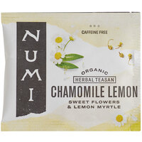 Numi Organic Chamomile Lemon Herbal Tea Bags - 100/Case