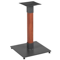 Lancaster Table & Seating Industrial Table Base with Mahogany Finish