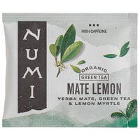 Numi Organic Mate Lemon Tea Bags - 100/Case